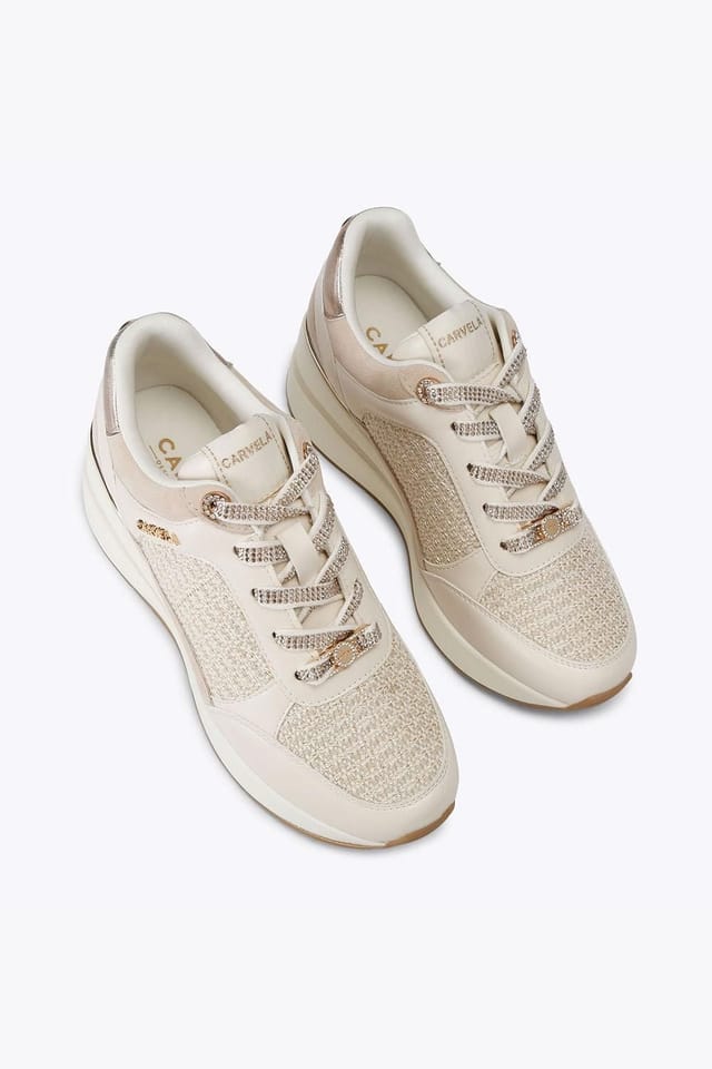 Carvela Carvela Women's 'Divina Sneaker' Trainers in Cream - 2