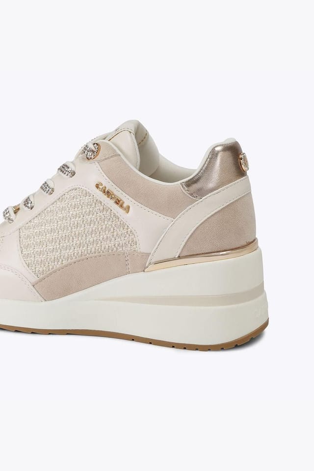 Carvela Carvela Women's 'Divina Sneaker' Trainers in Cream - 3