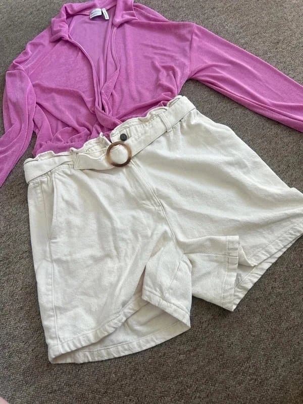 Bundle Nice summer set bodysuit and shorts size 14