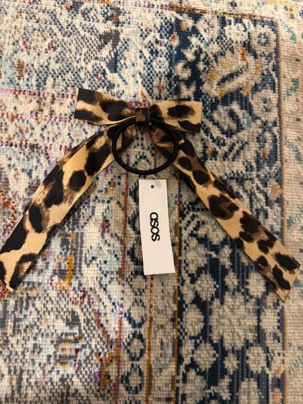 ASOS Leopard Hair Bow - 1