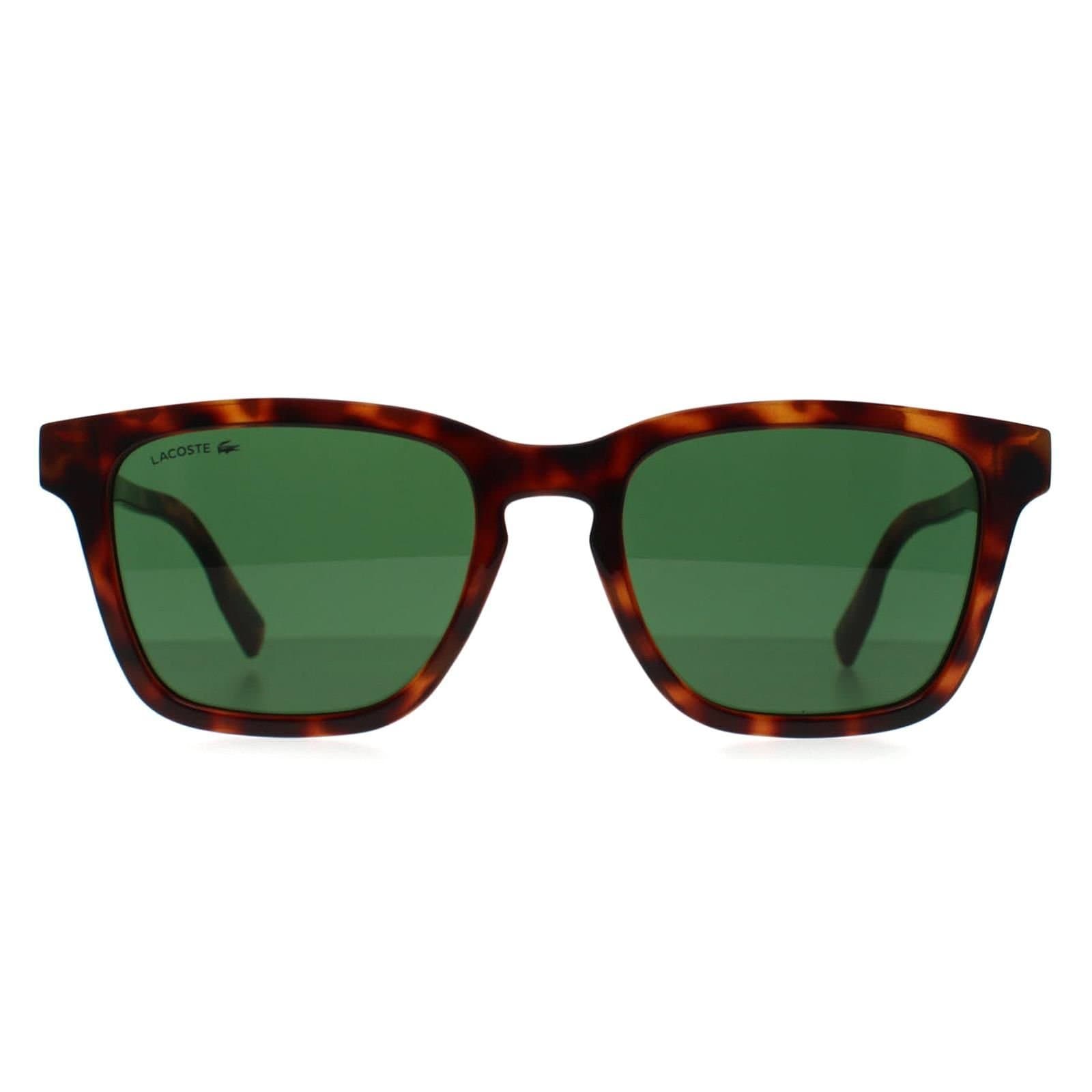 Lacoste Lacoste Men's Square Tortoise Green L987S in Brown