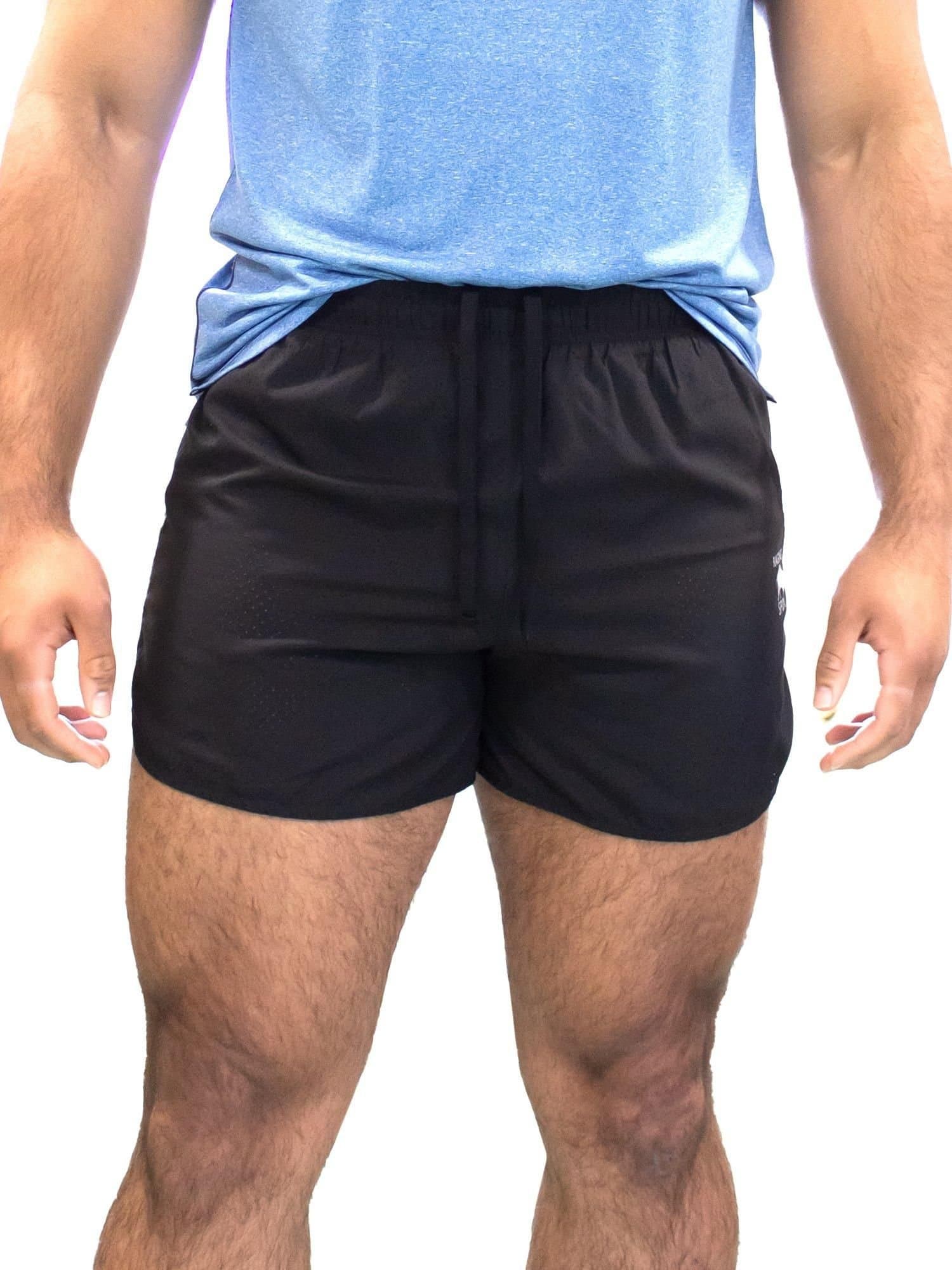 raging bull Raging Bull Men's Black Quick-Dry Performance Running Shorts