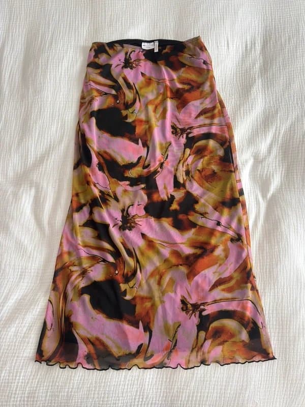 ASOS ASOS design floral print skirt