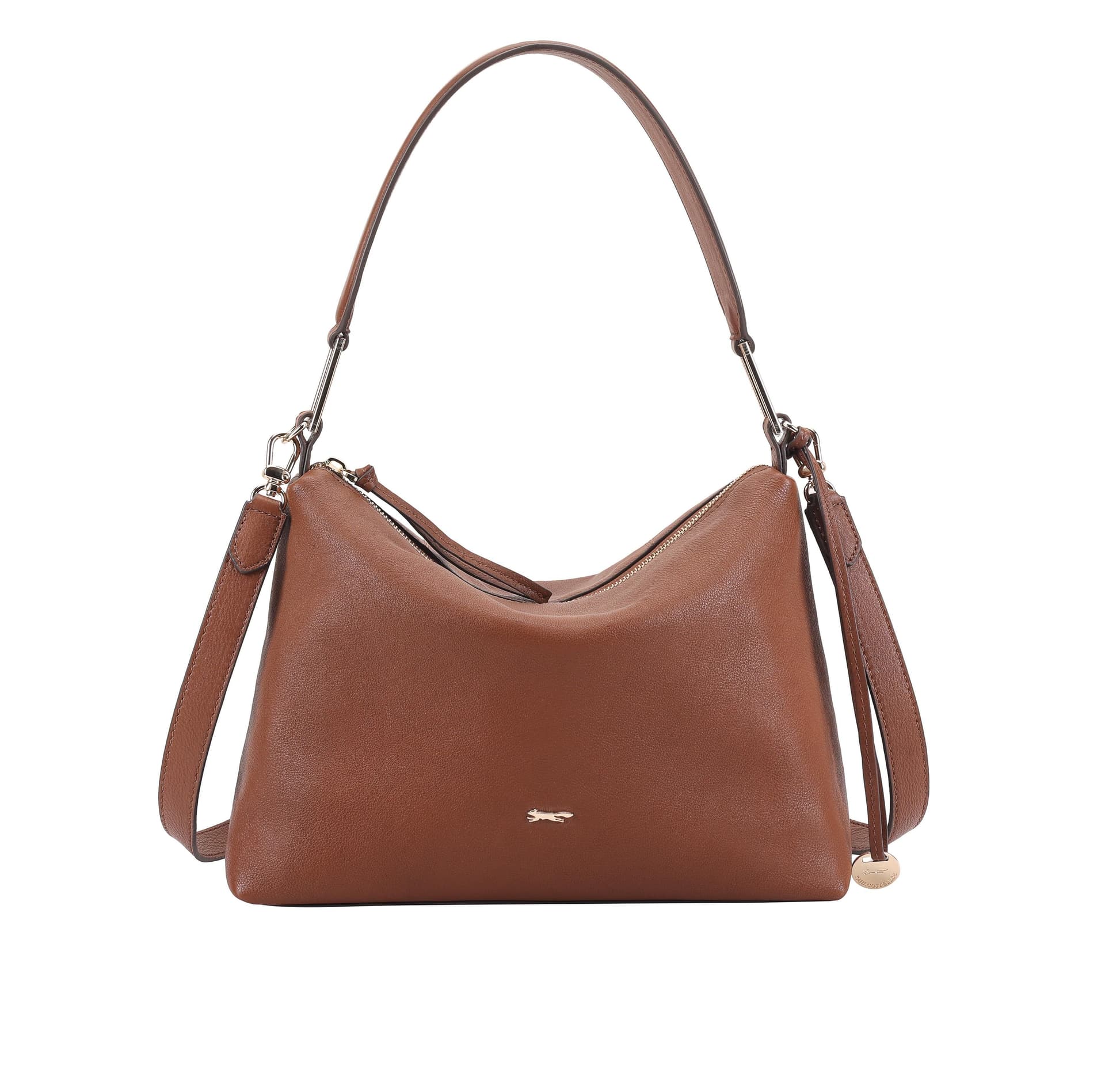 Paul Costelloe Paul Costelloe Tan Leather Multi Way Bag