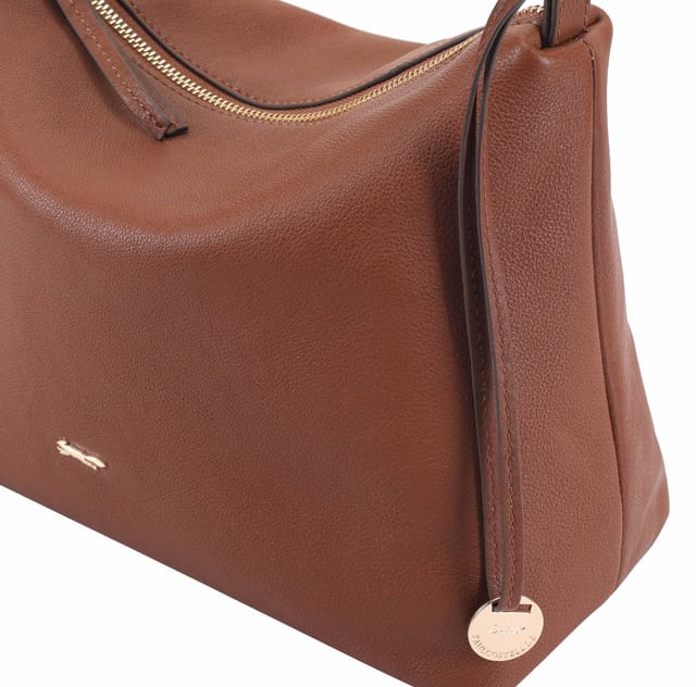 Paul Costelloe Paul Costelloe Women's Mahuida Leather Multi Way Bag in Tan - 2