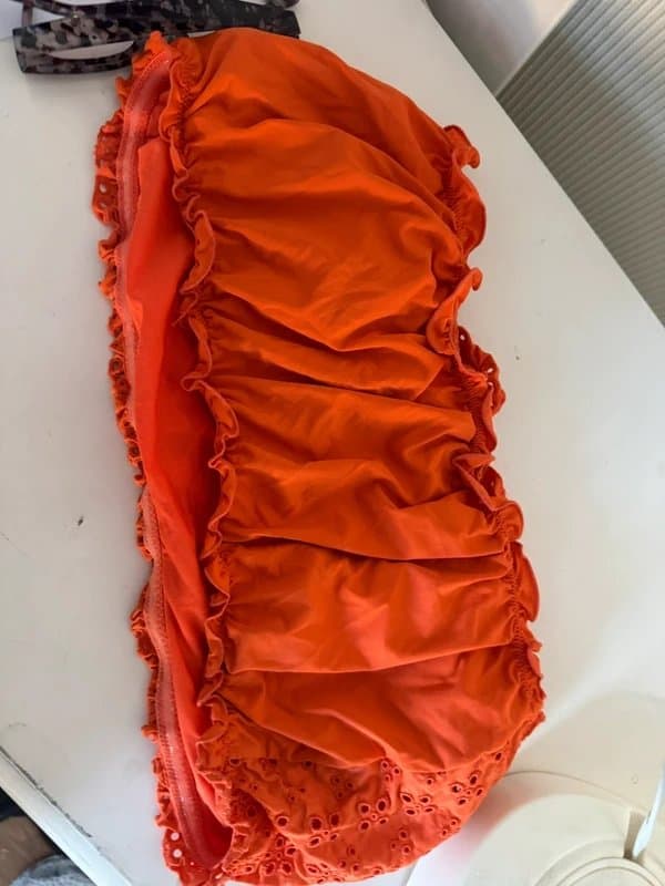 Next Next bandeau bikini top Uk 18/20 orange