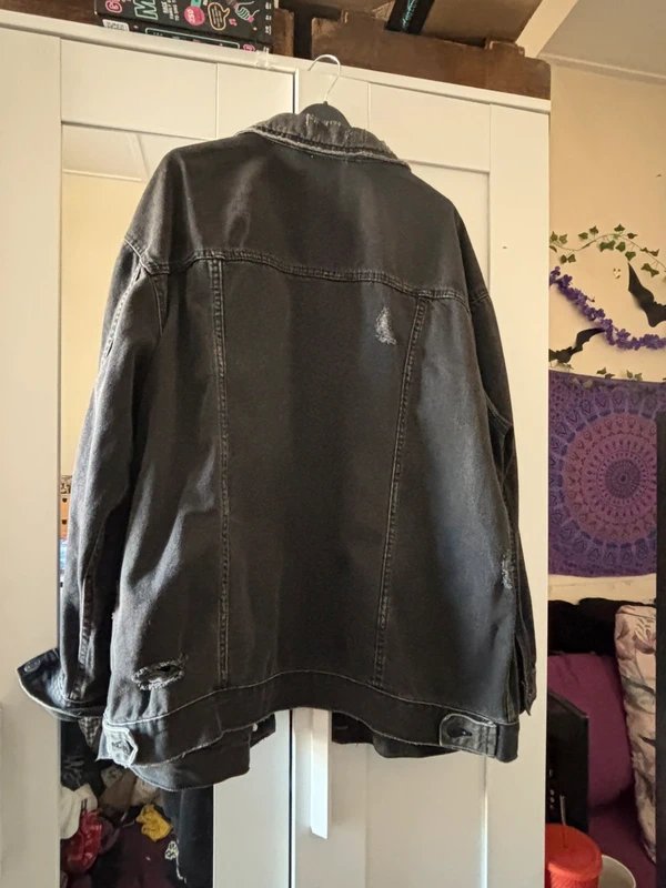 New Look Grey denim jacket - 1