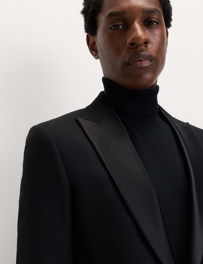 Marks & Spencer M&S Slim Fit Stretch Tuxedo Jacket Black - 1