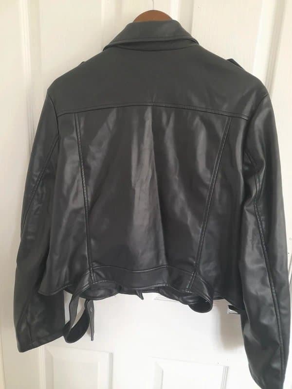 New Look Leather Jacket Black New Look