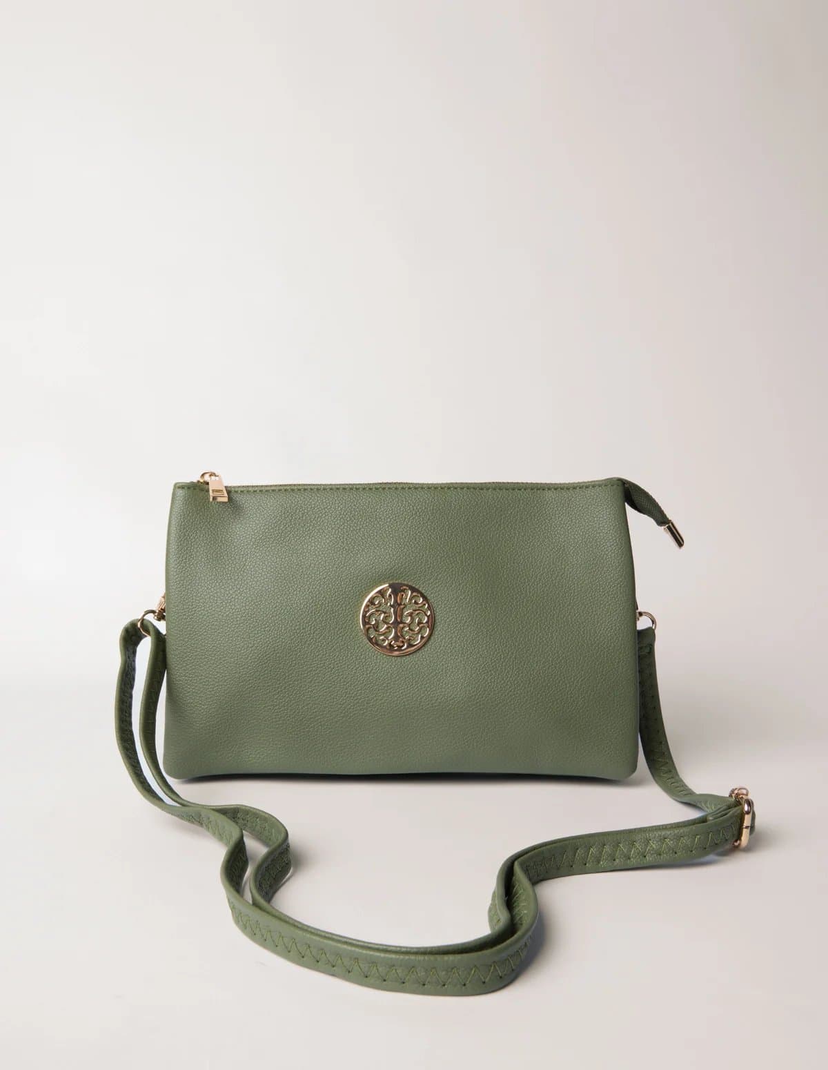 Blue Vanilla Blue Vanilla Khaki Detachable Strap Clutch