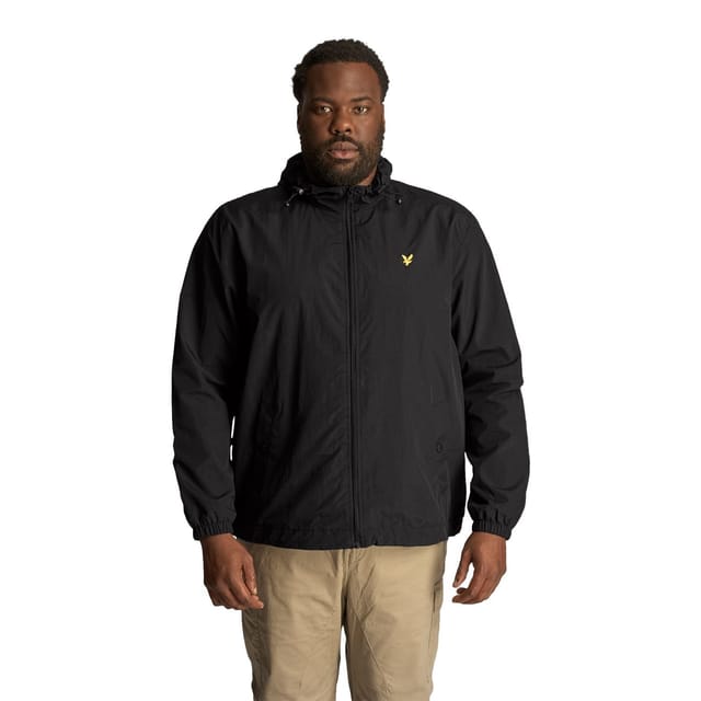 Lyle & Scott Lyle & Scott Men's Full Zip Plus Hooded Jacket in Black - 3