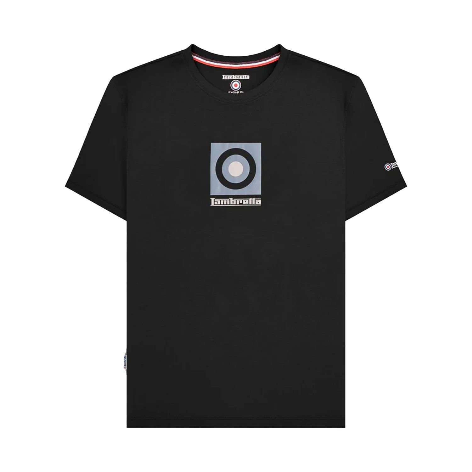 Lambretta Lambretta Men's Box Logo T-Shirt in Black