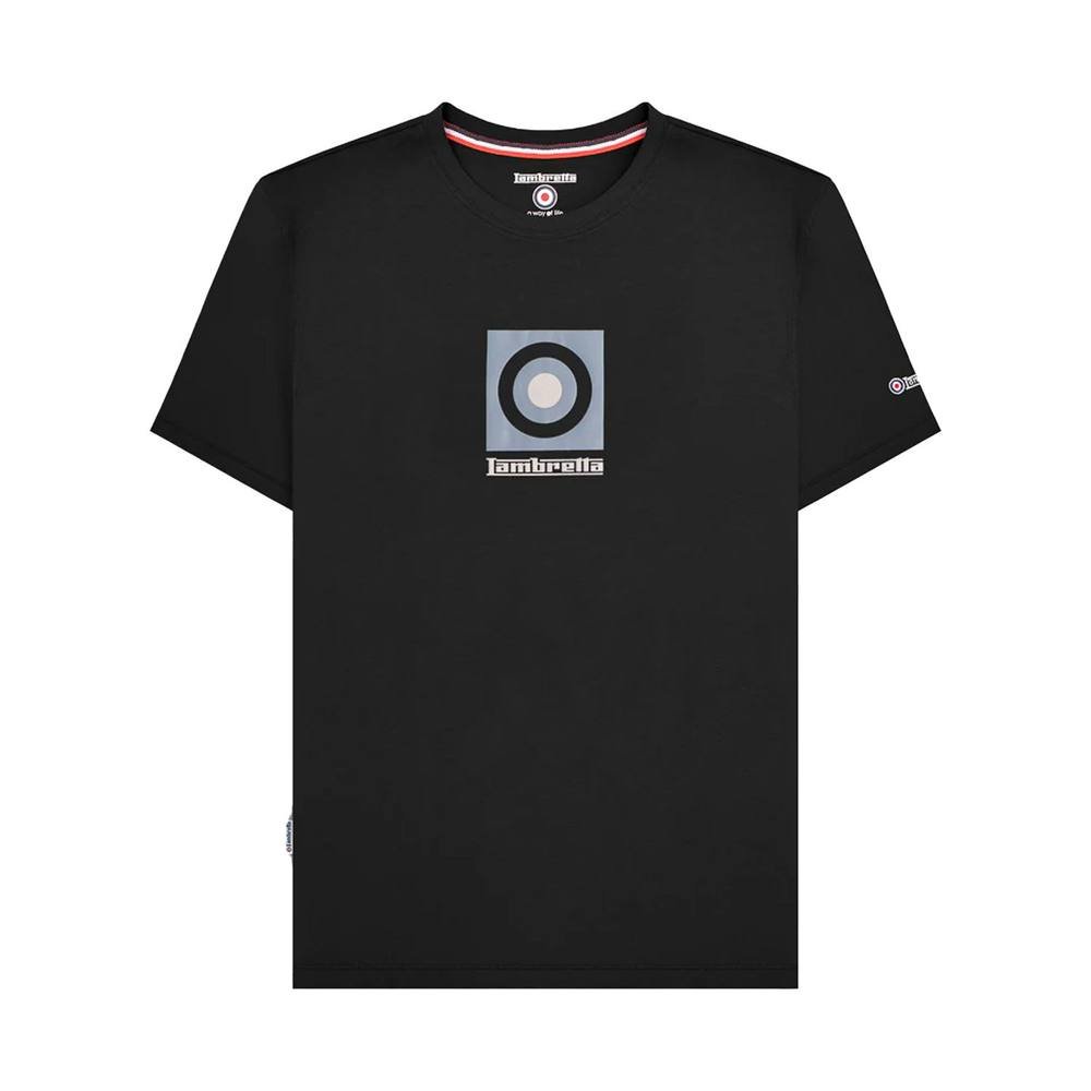 Lambretta Lambretta Men's Box Logo T-Shirt in Black - 2