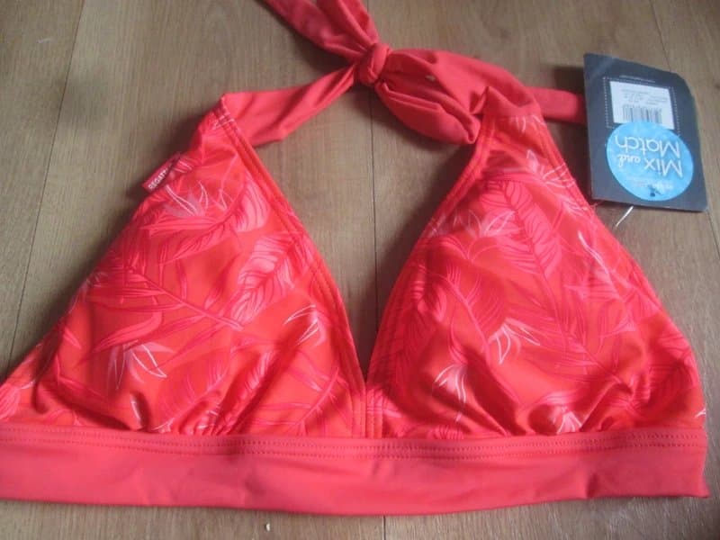 Regatta Regatta size 12 no underwire optional padding Halter bikini top Brand new with tags
