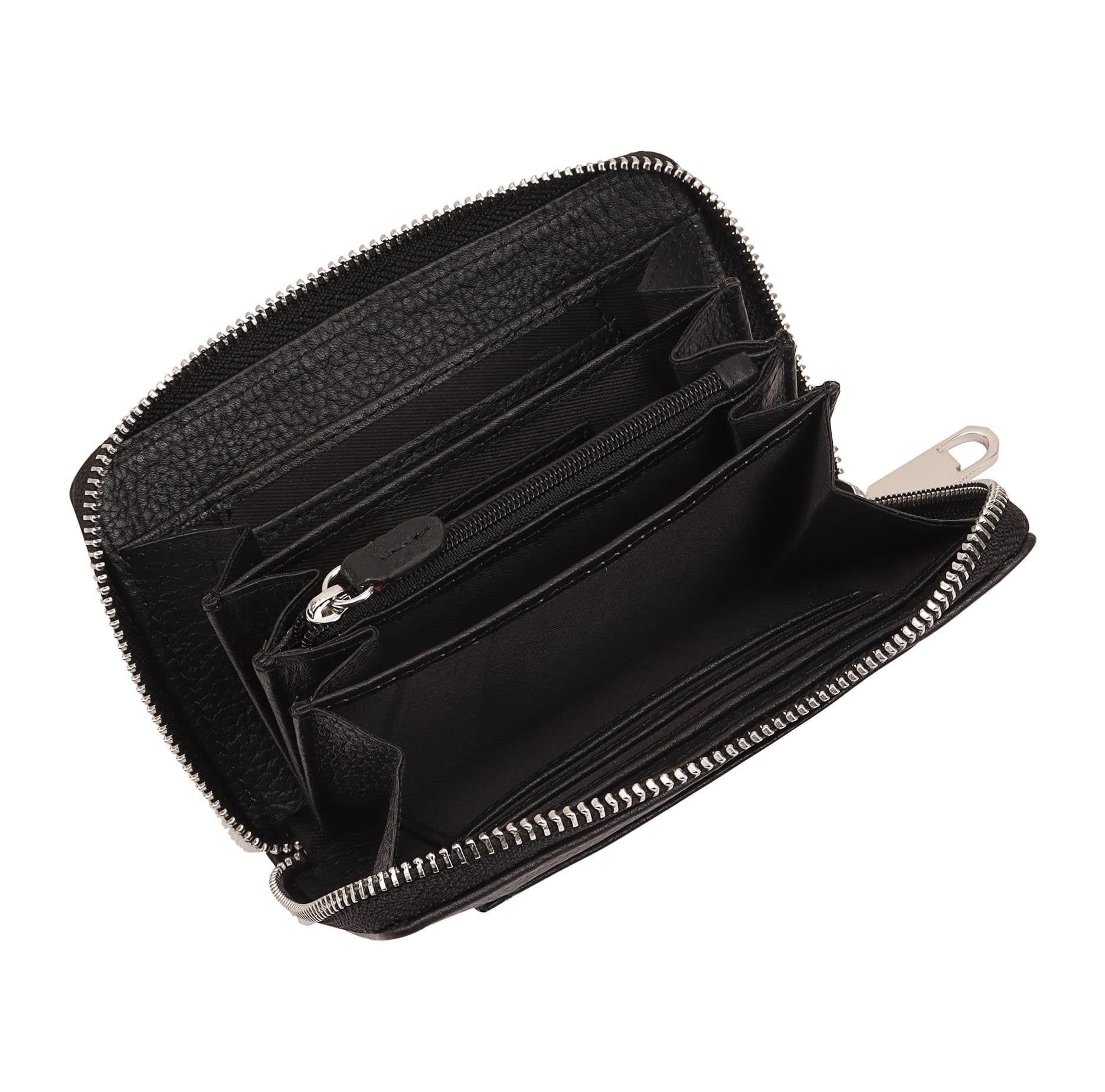 Dents Dents Women's Lucia Leather Purse in Jet Black - 4