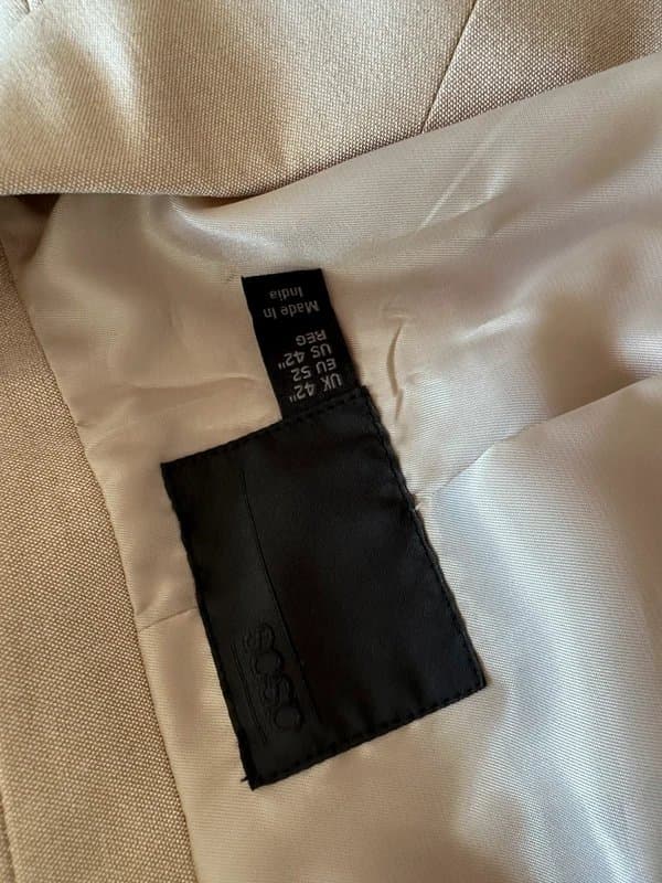 ASOS ASOS men’s beige suit jacket