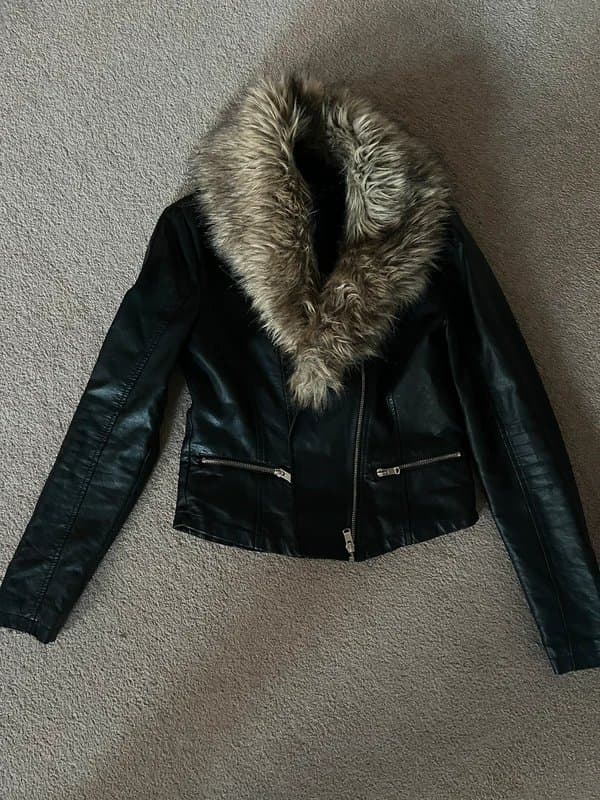 New Look Faux Fur leather jacket