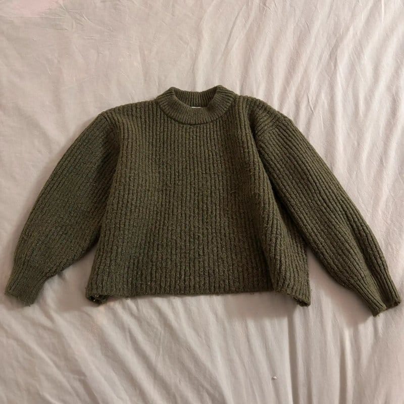 ASOS Design Khaki knitted jumper - 1
