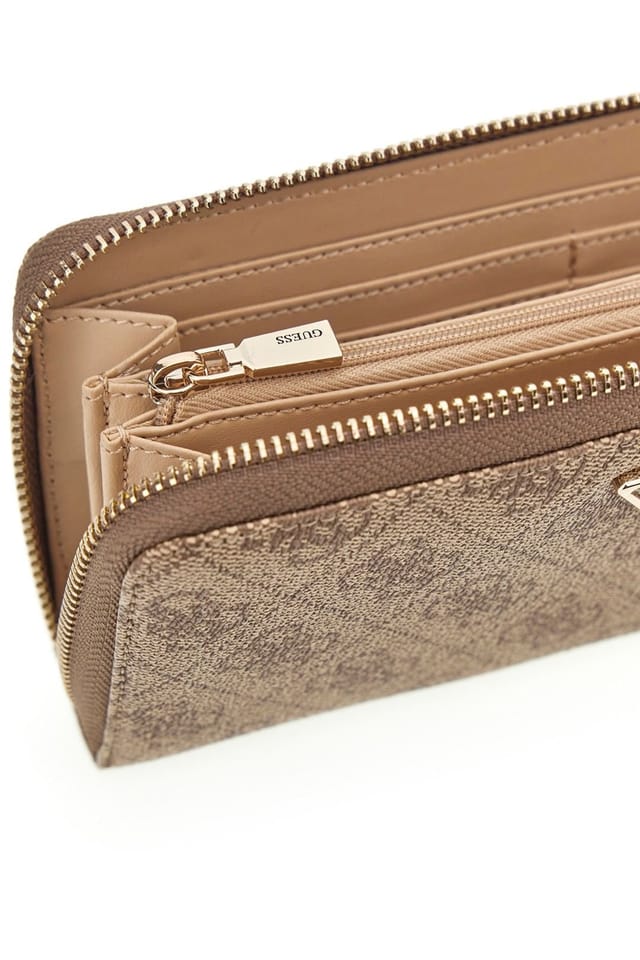 GUESS Guess Women's Laurel Ii Slg Large Zip Around Latte - 3