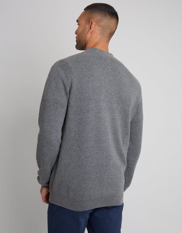 Threadbare threadbare Men's Knitted Cardigan in Grey - 2