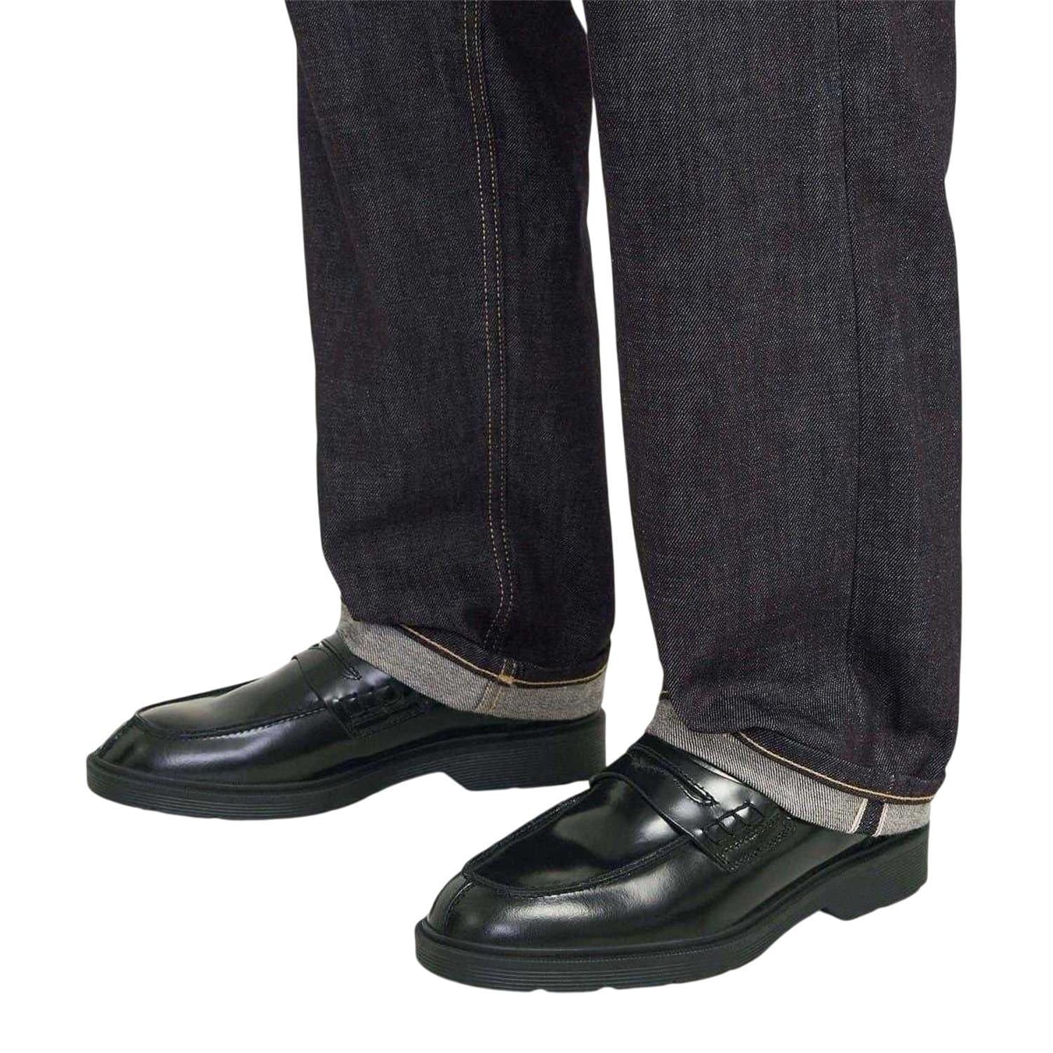 jack & jones Jack & Jones Men's Leather Loafers in Black