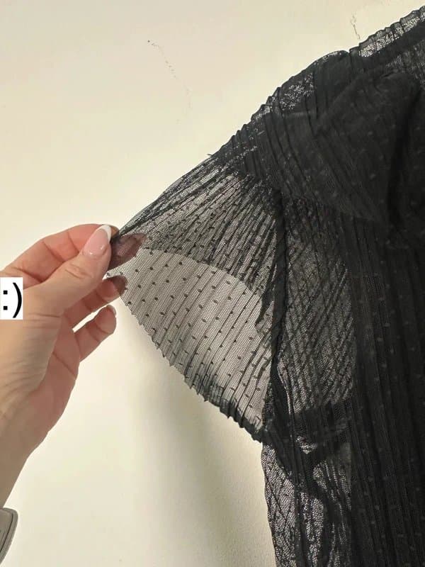 Ted Baker 10 Ted baker top black lace mesh ruffle high neck new bnwt £95