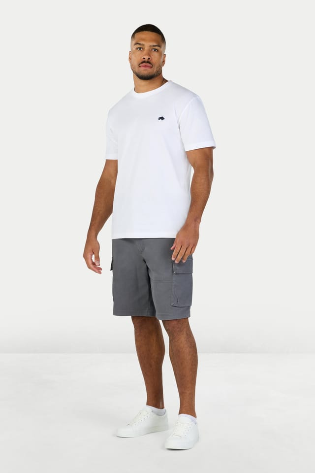 raging bull Raging Bull Men's Classic Cargo Short in Grey - 2