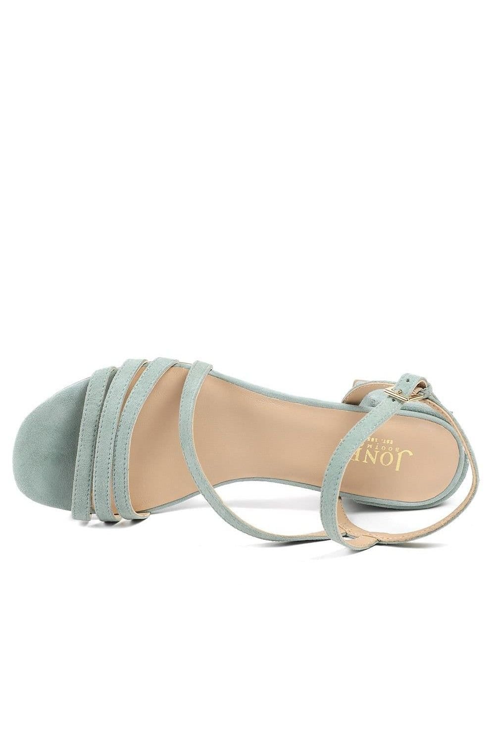 Jones Bootmaker Jones Bootmaker Women's Ginette2 Heeled Leather Sandals in Mint - 4
