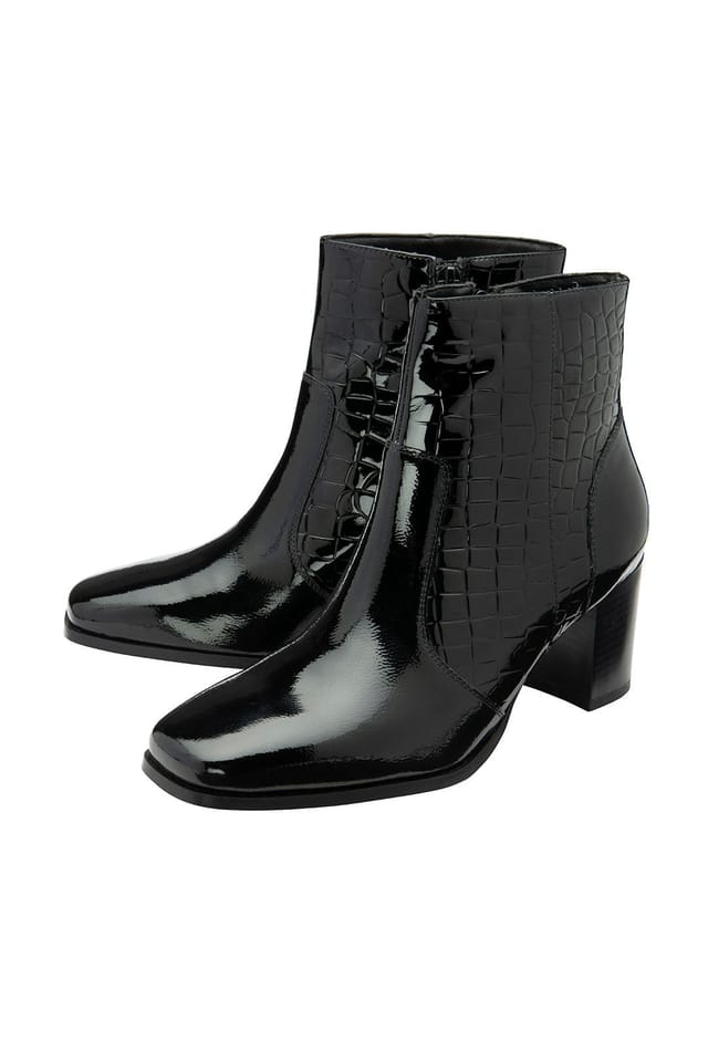 Ravel Ravel Women's 'Louth' Leather Ankle Boots in Black - 2