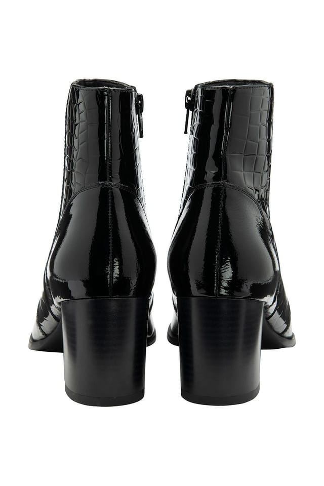 Ravel Ravel Women's 'Louth' Leather Ankle Boots in Black - 3