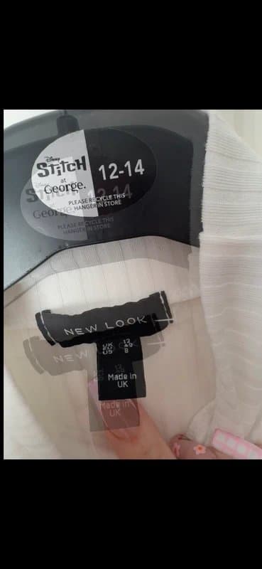 New Look Women’s white new look bodysuit size 12