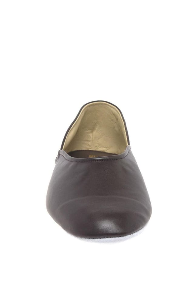 Charles Clinkard Charles Clinkard Men's 'Grecian' Leather Slippers in Burgundy - 3