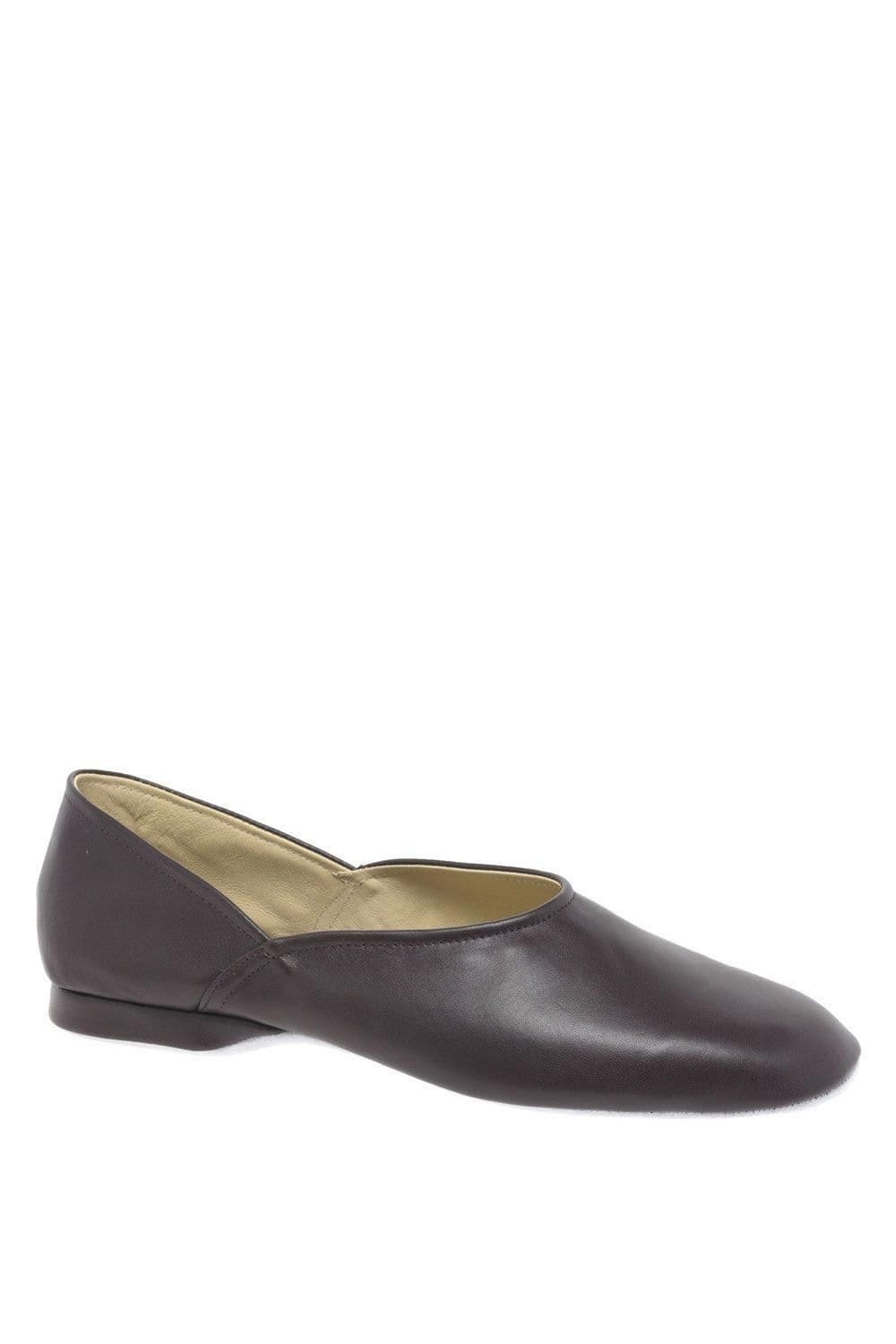 Charles Clinkard Charles Clinkard Men's 'Grecian' Leather Slippers in Burgundy - 4
