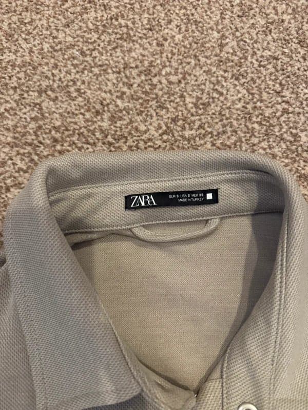 Zara Zara Button Up Shirt - Beige - S