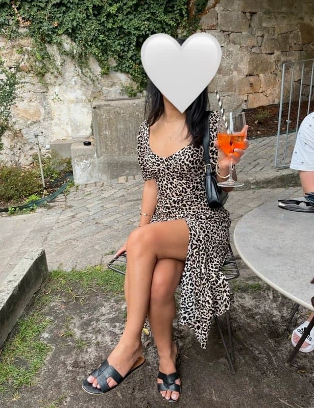 ASOS Asos leopard print midi  dress size 6