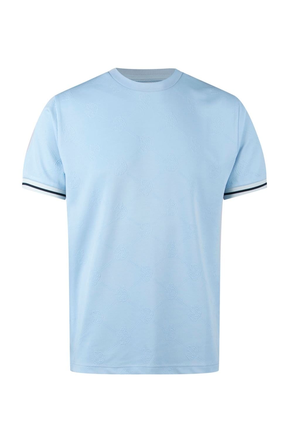 Luke 1977 Luke 1977 Men's Arriba Textured T-shirt in Blue - 4