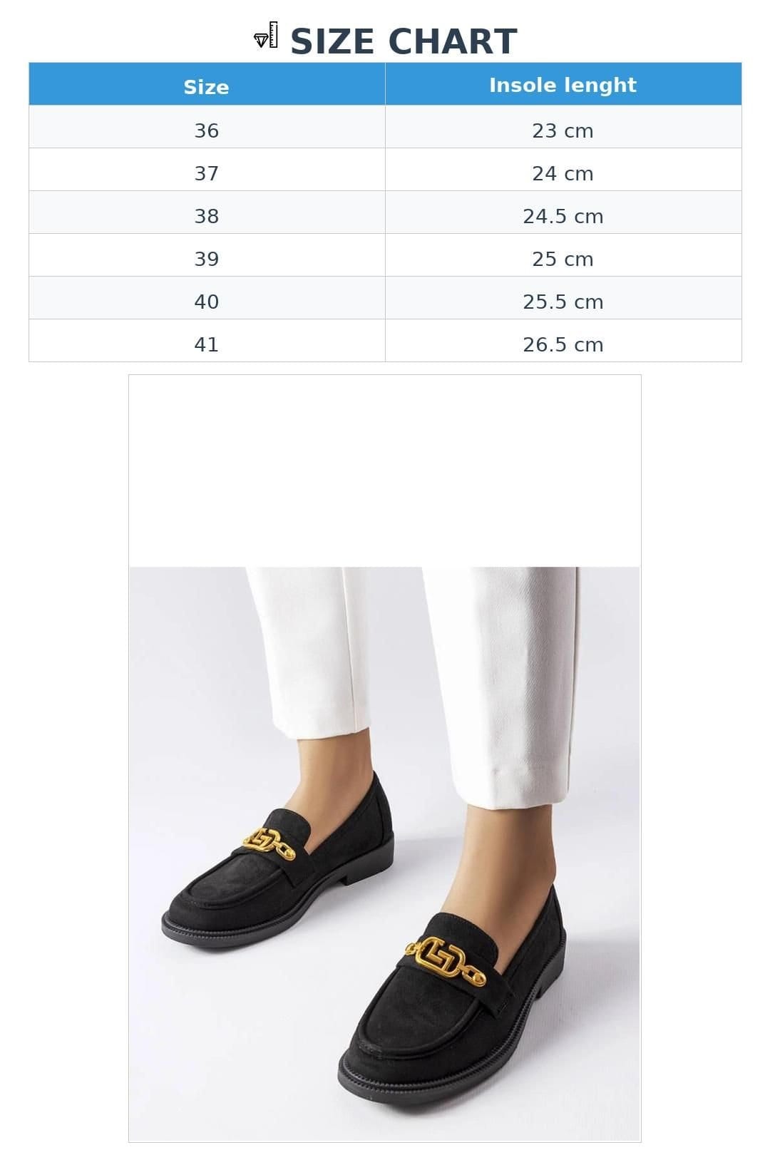 Love Lace Love Lace Women's Elegant Suede Slip On Moccasins with Decorative Trim in Black - 4