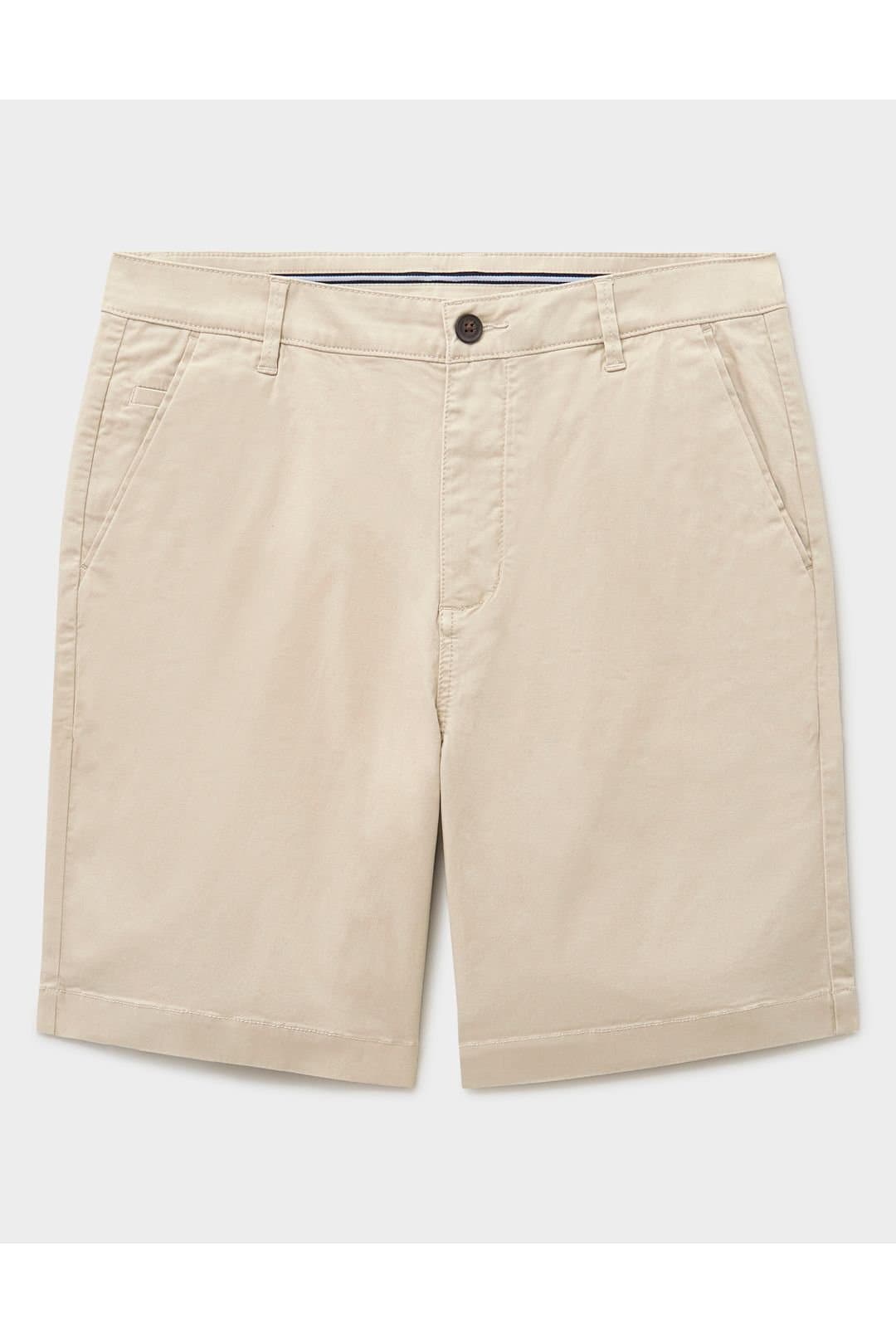 Crew Clothing Crew Clothing Men's Bermuda Chino Stretch Shorts Stone
