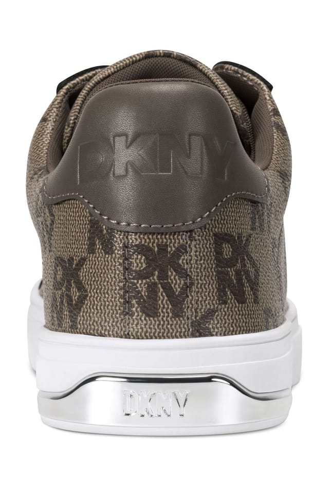 DKNY DKNY Women's Ariselle - Lace Up Sneaker 30Mm Chino Logo in Brown - 3
