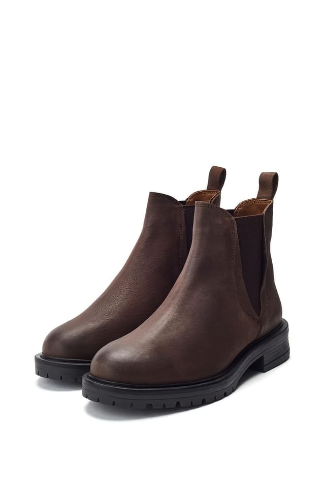 Moda In Pelle Moda In Pelle Women's 'Okasa' Leather Ankle Boots in Dark Brown - 2
