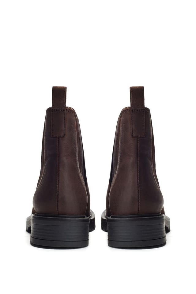 Moda In Pelle Moda In Pelle Women's 'Okasa' Leather Ankle Boots in Dark Brown - 3