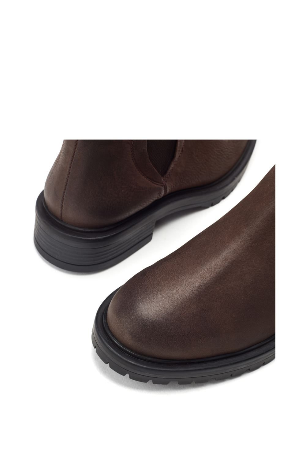 Moda In Pelle Moda In Pelle Women's 'Okasa' Leather Ankle Boots in Dark Brown - 4