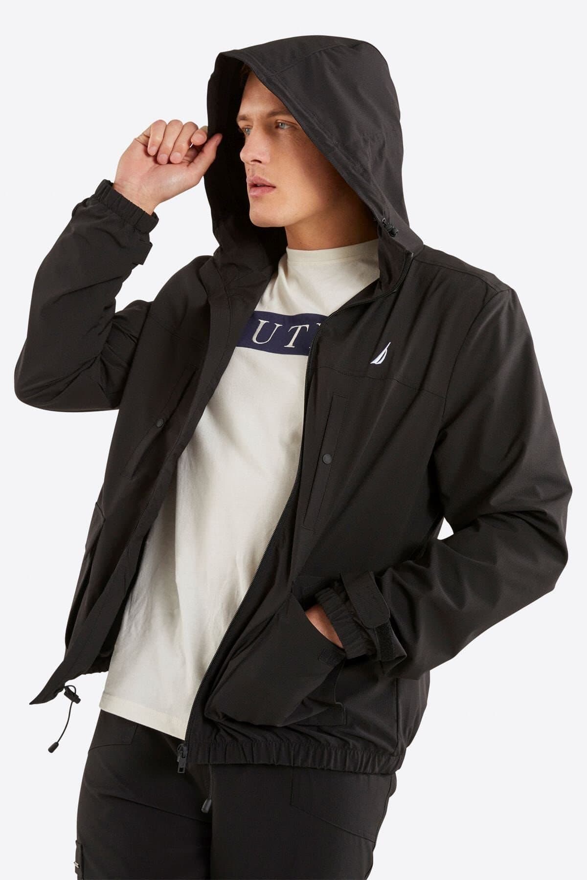 Nautica Nautica Men's 'Jace' Full Zip Jacket in Black