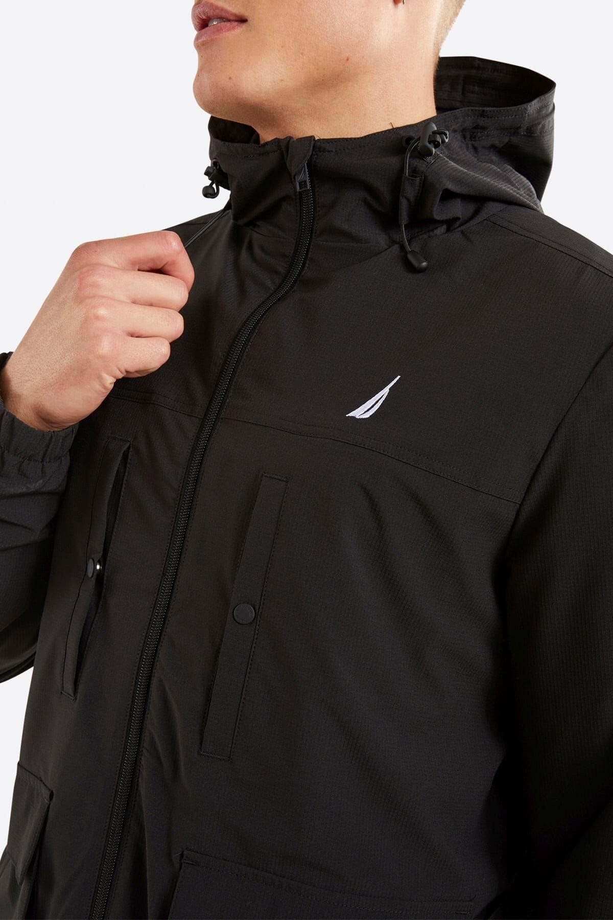 Nautica Nautica Men's 'Jace' Full Zip Jacket in Black - 4