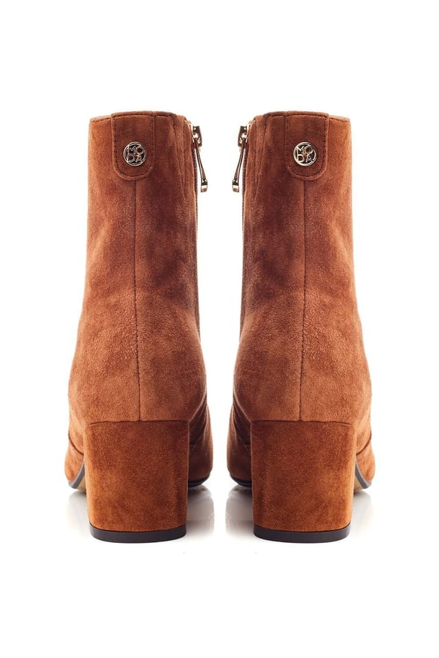 Moda In Pelle Moda In Pelle Women's 'Otto' Suede Heeled Boots in Tan - 3