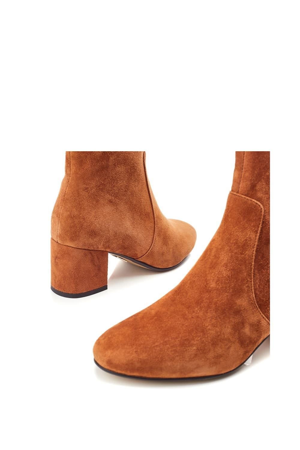 Moda In Pelle Moda In Pelle Women's 'Otto' Suede Heeled Boots in Tan - 4