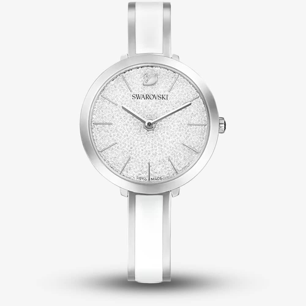 Swarovski Swarovski Women's White Crystalline Delight Stainless Steel Bracelet Watch 5580537