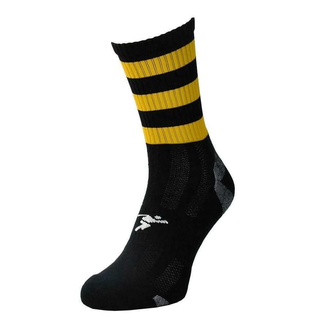 Precision Precision Men's Pro Hooped Gaelic Mid Socks in True Black - 2