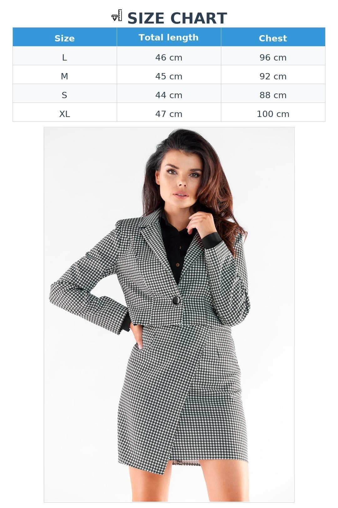 Love Lace Love Lace Women's Elegant Button Jacket with Silver Detail in Black - 4