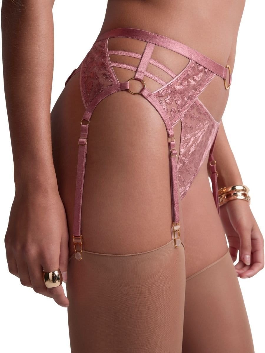 Aubade Aubade Women's Crazy In Love Suspender Belt in Pink - 4